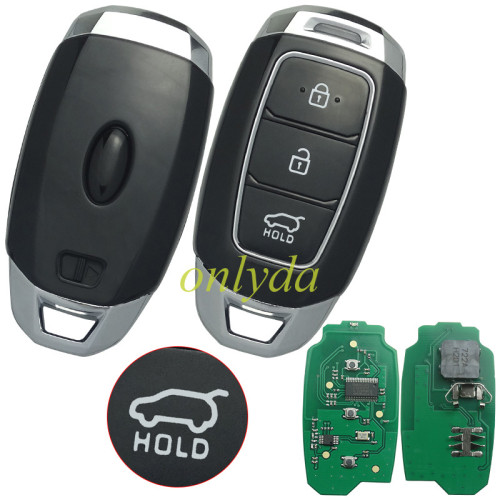 For  Hyundai Kona 2018-2020 Smart Key Remote 3 Buttons 433 MHz HITAG 3 Chip Fcc Id:TFKB1G085 95440-J9100