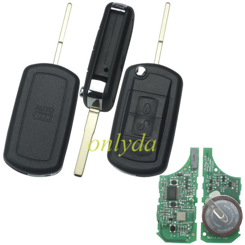 For Landrove 3 button remote key with 434mhz used for Discovery III with  with PCF7941 chip Original PCB with aftermarket shell