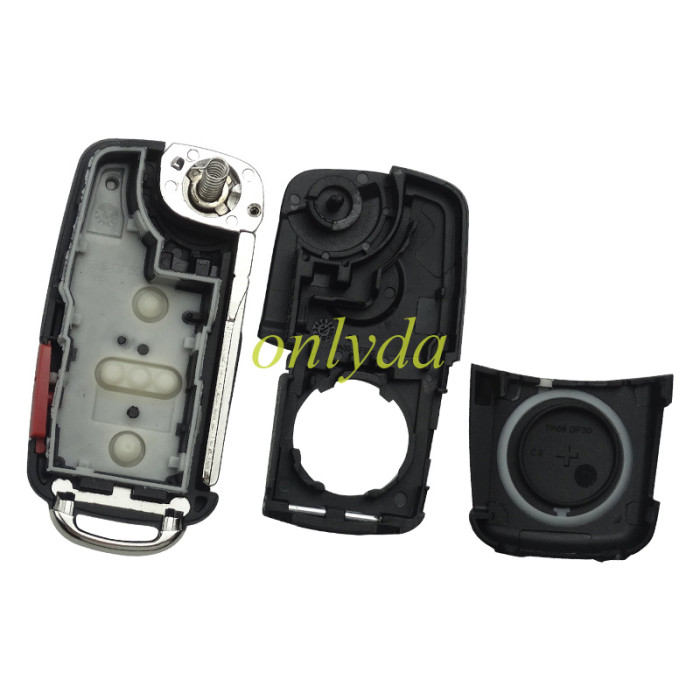 For VW 5 button  Remote Control 434MHz 5K0837202AD  /315mhz 561 837 202 D  Fits VW Sharan  Seat Alhambra， Chip ID48