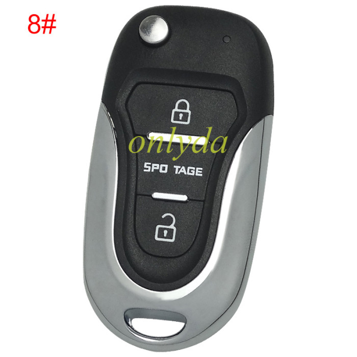 For Hyundai modified remote key blank, please choose button