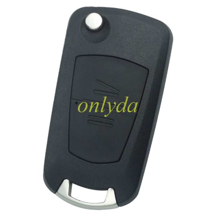For Opel 2 button modified remote key blank HU100 blade