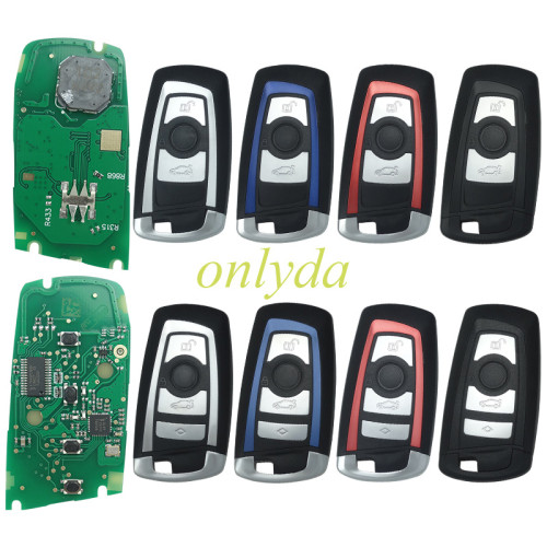 For BMW FEM 3 button keyless remote key  7946P/7953 Hitag pro chip with 434mhz/868mhz