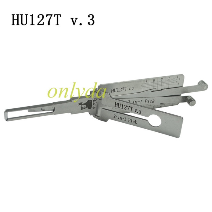 HU127T V.3 lock pick and decoder  together  2 in 1 used for BMW