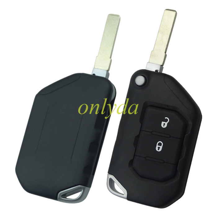 2021 For Jeep Wrangler Gladiator 2 Button Smart Flip Key Remote  433.92MHz ASK PCF7939M / HITAG AES / 4A CHIP  PN: 68416786AB /  FCC ID: OHT1130261