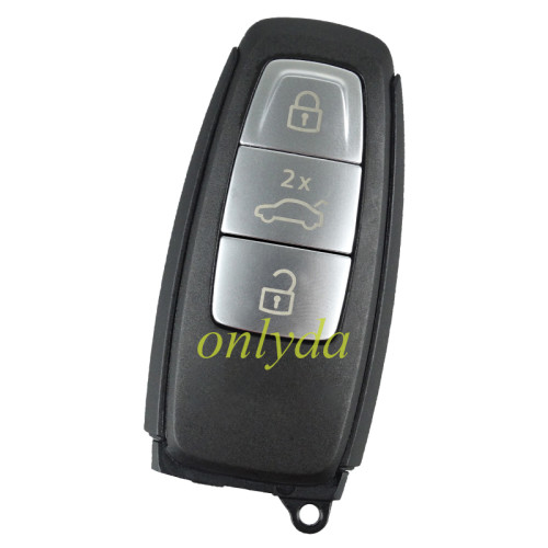For original Audi MLB SYSTEM 3 button remote key with 434mhz FSK model  for 2017 Audi A8，press twice the trunk will open 4N0 959 754 BH With 1 free token  for KYDZ CHIP :5M