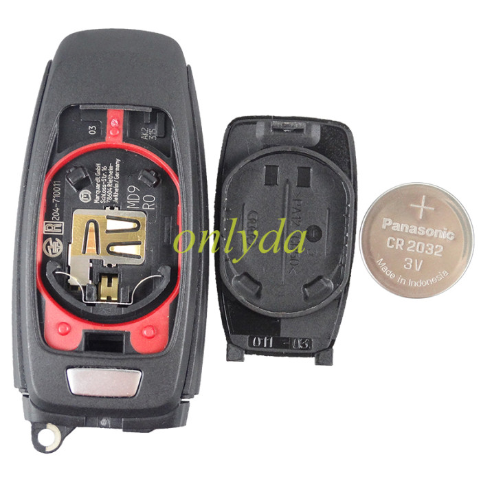 For OEM Audi 3 button remote key with 315/434mhz FSK model   2017 Audi A8