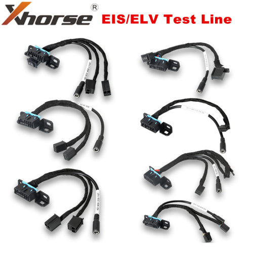 EIS/ELV Test Line Cables for Benz W202 W210 W220 W639 W906 7pcs Set Work with Xhorse VVDI MB Tool