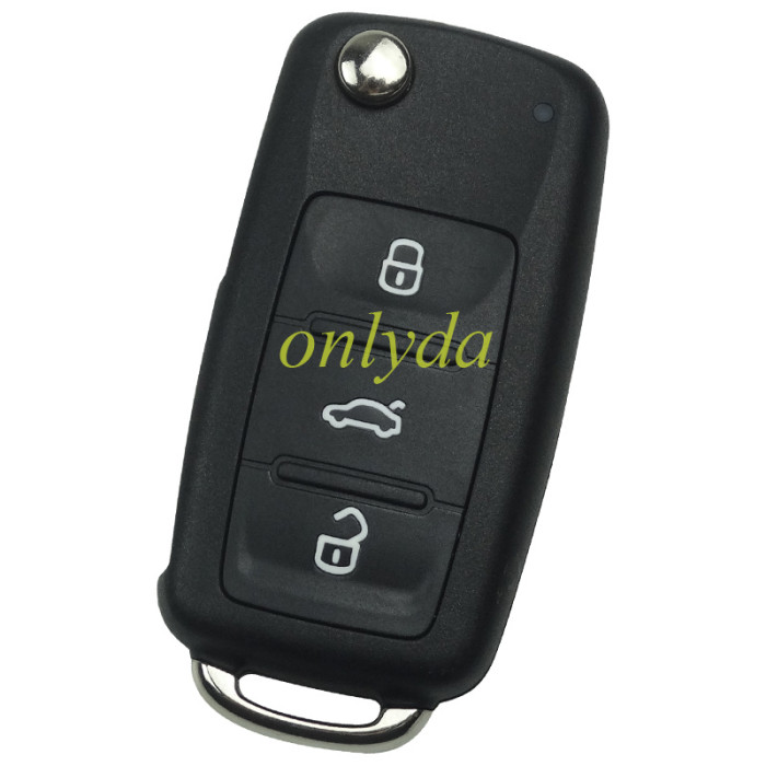 For VW Sagitar,polo, golf 3 button remote key with  model Number  5KO-959-753AB/AD with 434mhz 48 chip  original PCB+original shell
