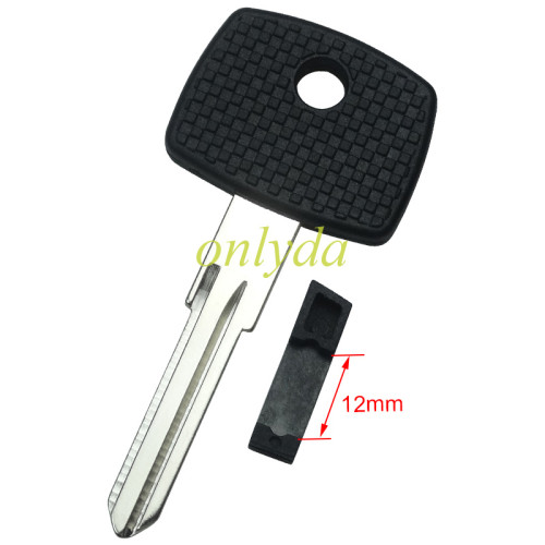 For Mercedes Benz  transponder key blank without badge