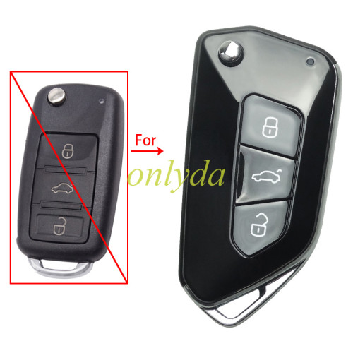 Fo VW 3 button modified remote key blank