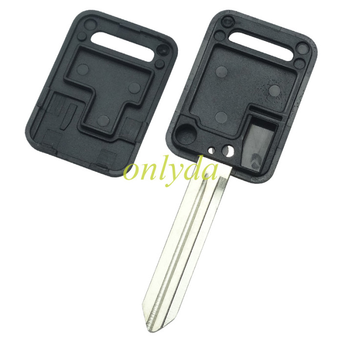 For Nissan transponder key the head is rectangle