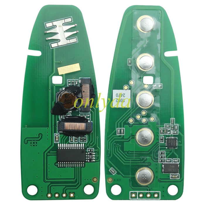 For 5 button keyless remote key with PCF7953 AC1500 chip-434mhz  ASK model