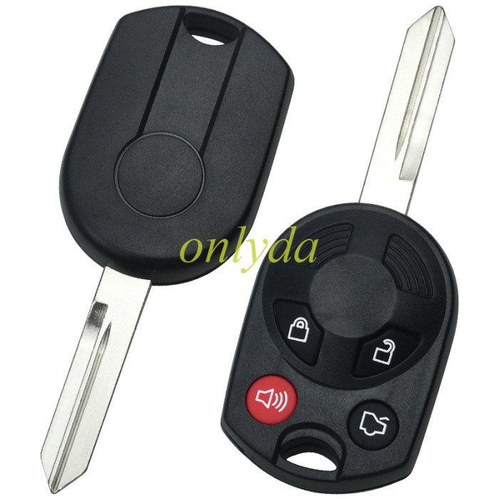 For Ford 4 button remote key shell (2 parts)