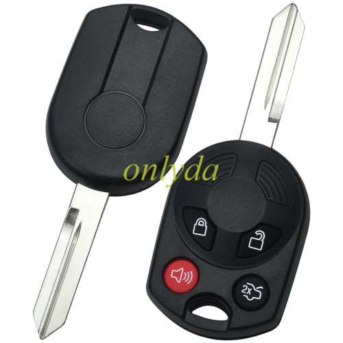 For  Ford 4 button remote key shell(3 parts)