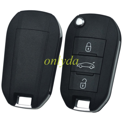 For 3 button remote key blank with VA2  blade