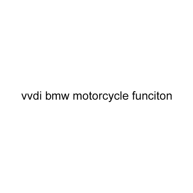Xhorse for  BMW Motorcycle OBD Key Learning License for VVDI2 and VVDI Key Tool Plus,please contact us to confirm the programmer serial number