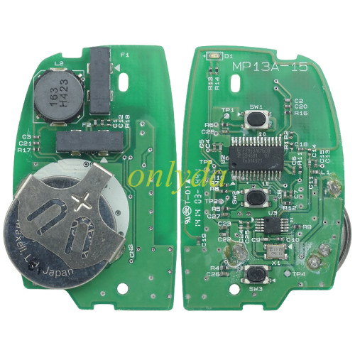 Original for Kia 3 button remote key with 433mhz with PCF7945/7953(HITAG2) chip PN:F7953AC1500