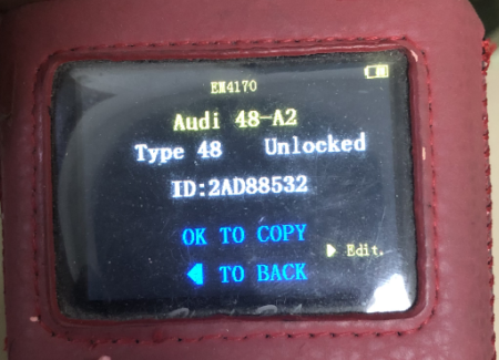 Aftermarket ID48 CAN Transponder used for Audi encrypted  (TP25)