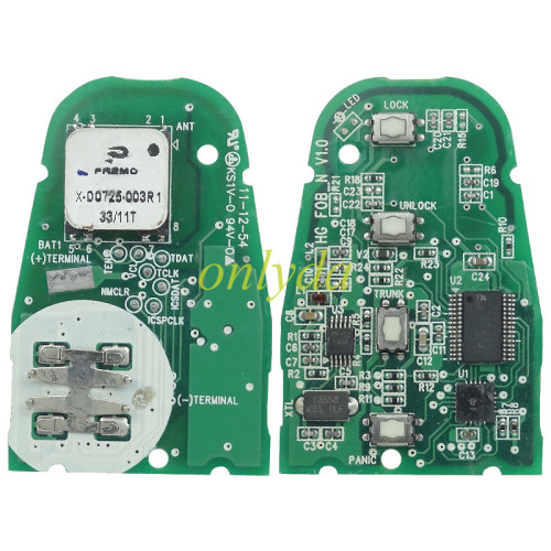 Original for Kia 4  button remote key with 434mhz with toyota H chip key 2013+ PN:MRF2678Q1