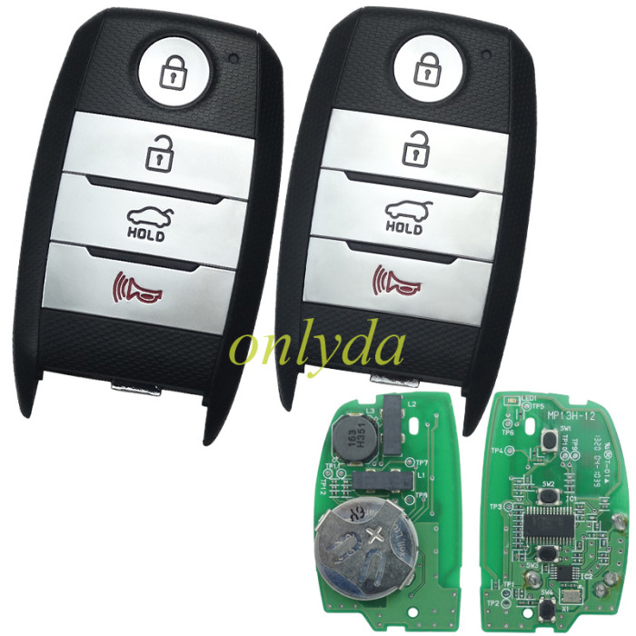 Original for Kia 4 button remote key with 433mhz with PCF7945/7953(HITAG2) chip PN:F7953AC1500