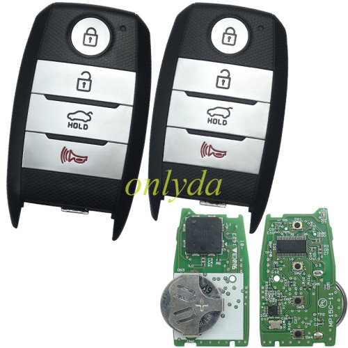 Original for Kia 4 button remote key with 433mhz with  HITAG3 chip F2951X0700  PN:G5000