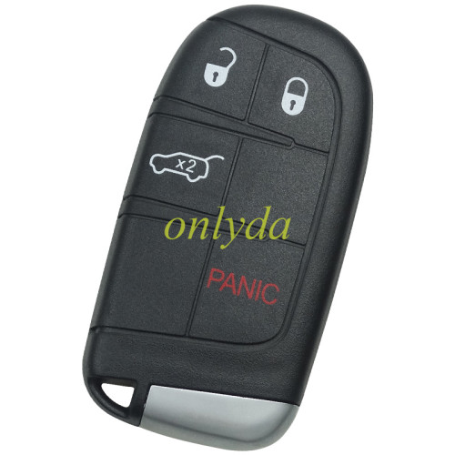 For Chrysler 3+1 button  remote key shell with blade,the key pad can't remove
