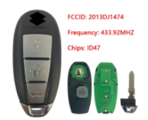 3 Button ALIVIO Ciaz 2015+ 47chip  37172-M79M00 FCC ID 2013DJ1474-R79M0  433MHz，  CODE : R79M0