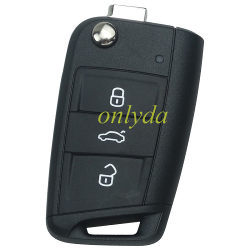 original for VW 3 button remote key with Hitag PRO VAG(MQB 49) 434mhz  FCCID: 5CG 959 752  unkeyless CMIIT ID 2016dj3959