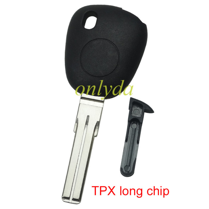 For SAAB transponder  key shell(can put TPX long chip）