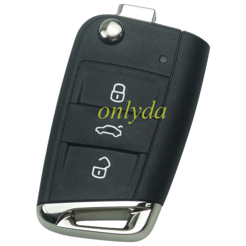 original for SKODA 3 button remote key with Hitag PRO VAG(MQB 49) 434mhz  FCCID: 3VD 959 752  unkeyless CMIIT ID :S06FS125C