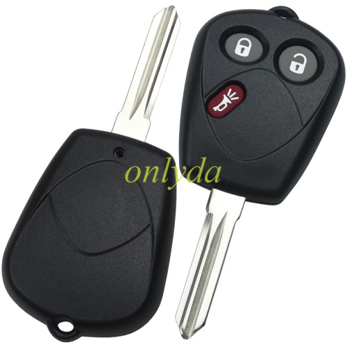 For 2+1 button remote key blank with battery clamp