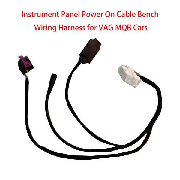 For VAG for VW MQB Car Dashboard Test Bench Wiring Harness Instrument Panel Power On Boot Cable