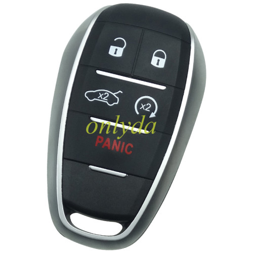 made in China For 2017 - 2020 Alfa Romeo Giulia Stelvio Smart key  5 button  FCC ID: KR5ALFA434 433MHz P/N: 6EP44LXHA. 6WN70LXHAA/ 4A chip