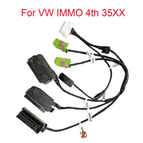 For VW NEC+ 35XX Cluster Test Platform Harness 4th Immo Key Adaption On Bench Test Cable Kit