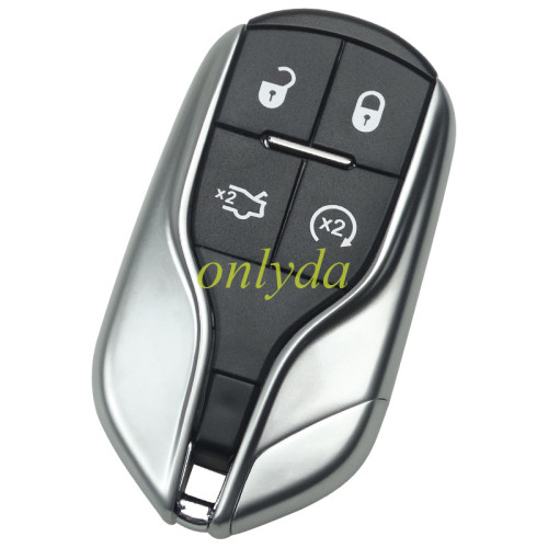 For Maserati 4 button remote key case with badge