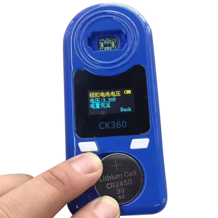 CK360 Auto Key Frequency Detector Easy Check Remote Control Key Tester for Frequency 315Mhz-868Mhz & Key Chip & Battery