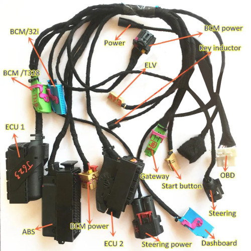 For Audi C7 (4G, 2011–2018) A6 A7 A8 Test Platform Harness Immo5 Cable Kit