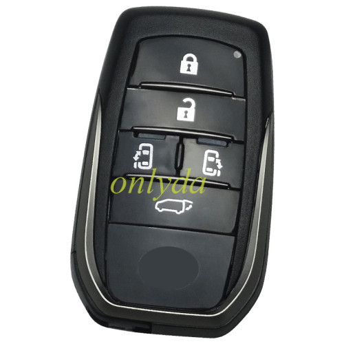 For Lexus 5 button remote key blank