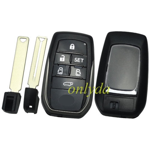 For Lexus 6 button remote key blank