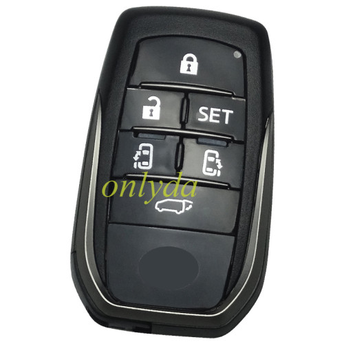 For Lexus 6 button remote key blank