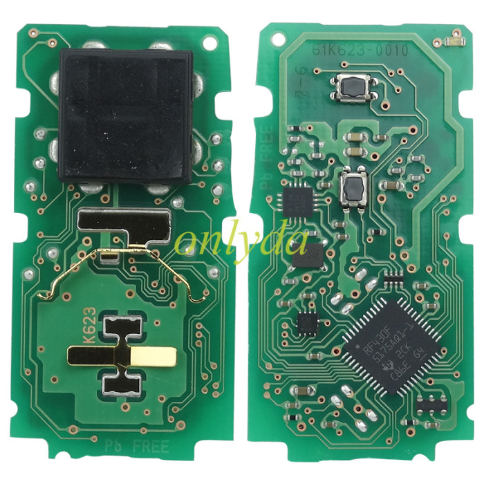 For Toyota GR original 2 button remote key with   312.49-313.99mhz