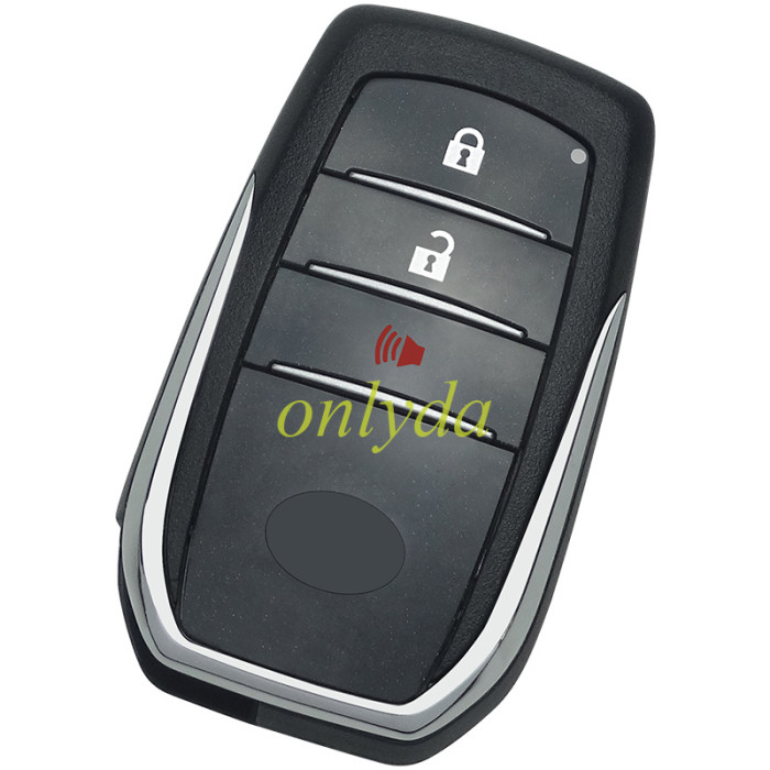 For Toyota Hilux original 2+1 button remote key with  Toyota H chip 312-314mhz 61K643-0010 B3U2K2L