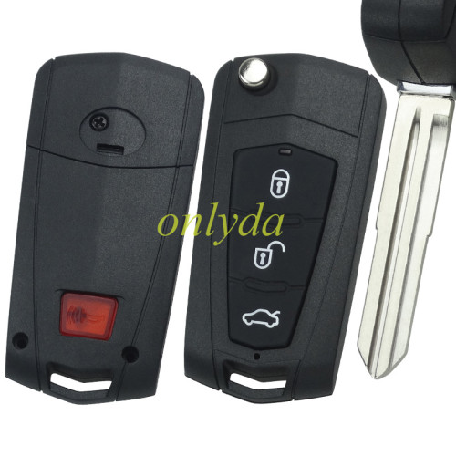For KIA 3+1 Button remtoe key blank，for such as Kia Cerato,ETC