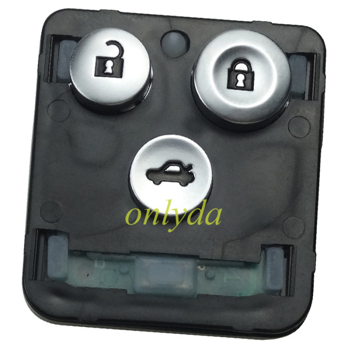 Honda Civic 3 button remote  with 434MHZ , ID46 / PCF7936 transponder