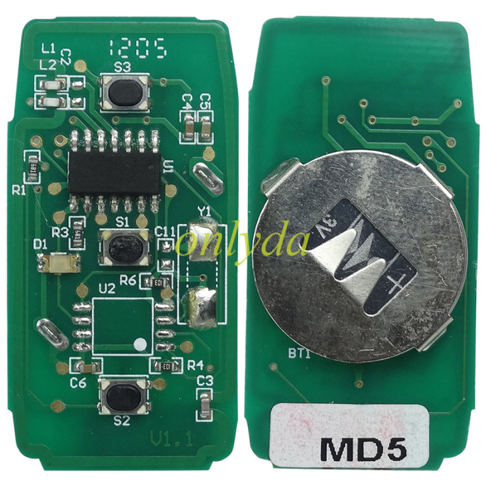For Mazda 5 3 button remote key  with 313.8MHZ   KPU41846　