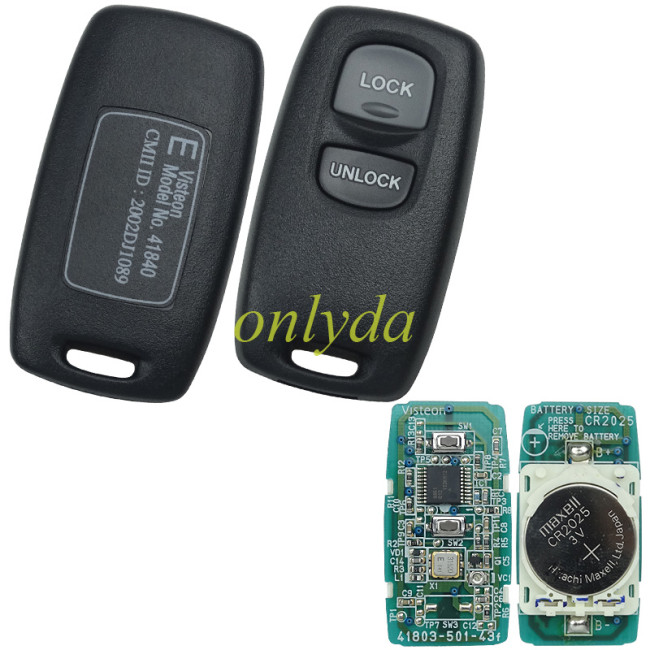 For Mazda 6 series button remote with 315mhz  before  2008 year
