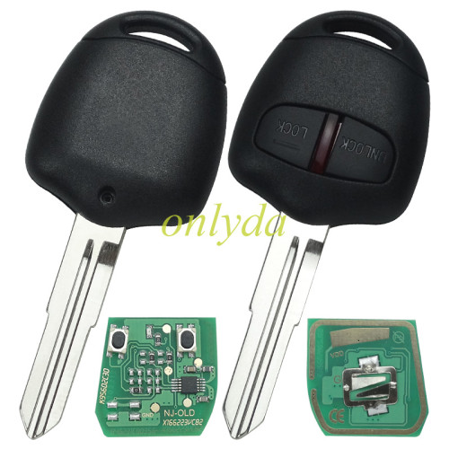 REMOTE CONTROL MITSUBISHI AFTERMARKET FREQUENCY 315MHZ/433MHz PCF7936 ID46, THE REMOTE MUST BE PROGRAMMED IN MANUAL MODE