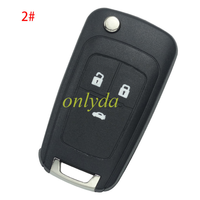 For Opel  Astra J  2B/3B/3+1B remote key  434mhz 5WK50079 95507070 chip GM 46 (HITA G2)  7937E / 7941E,please choose the key shell