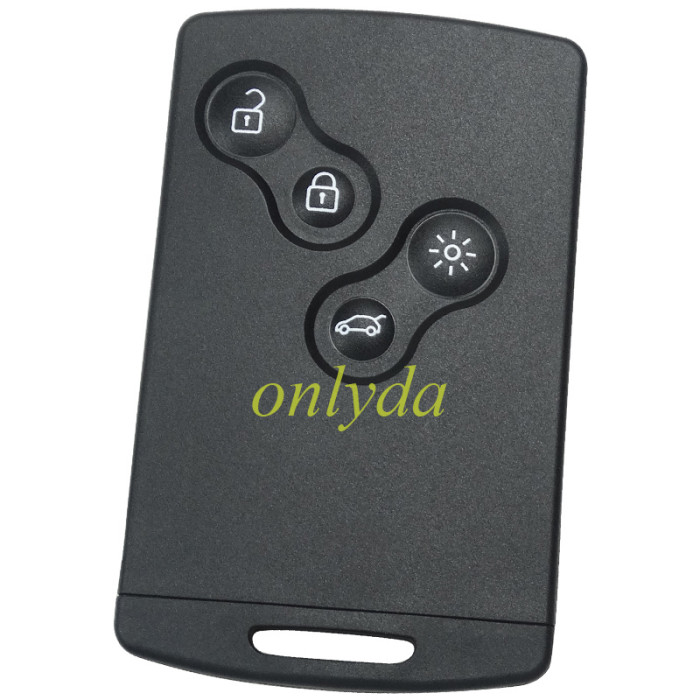For Renault 4 button remote key blank with Lo
