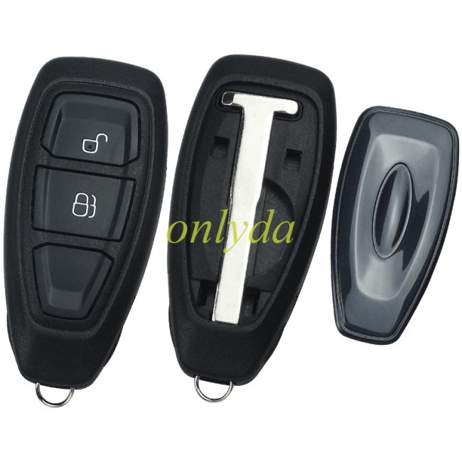 For Ford Focus  2 button  remote key shell with blade